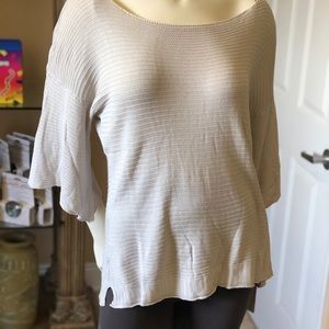 M Rena Off White Summer Sweater large New!